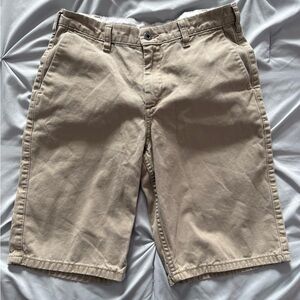 DC Men’s Tan Flat Front Chino Shorts Size 29